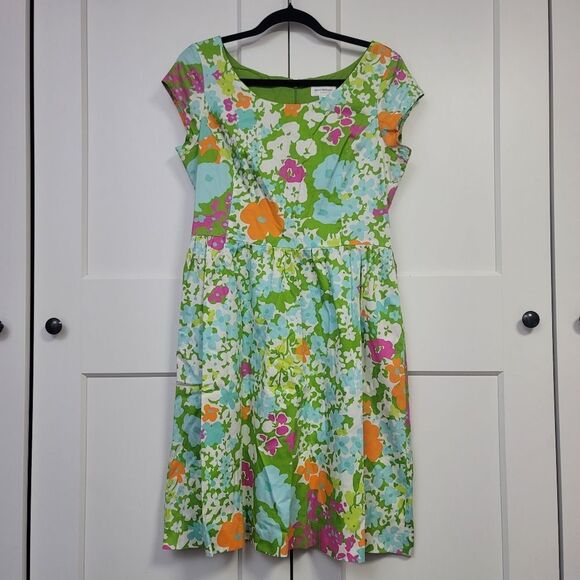 Isaac Mizrahi For Target Floral Fit and Flare Dress, 10 - Picture 2 of 9
